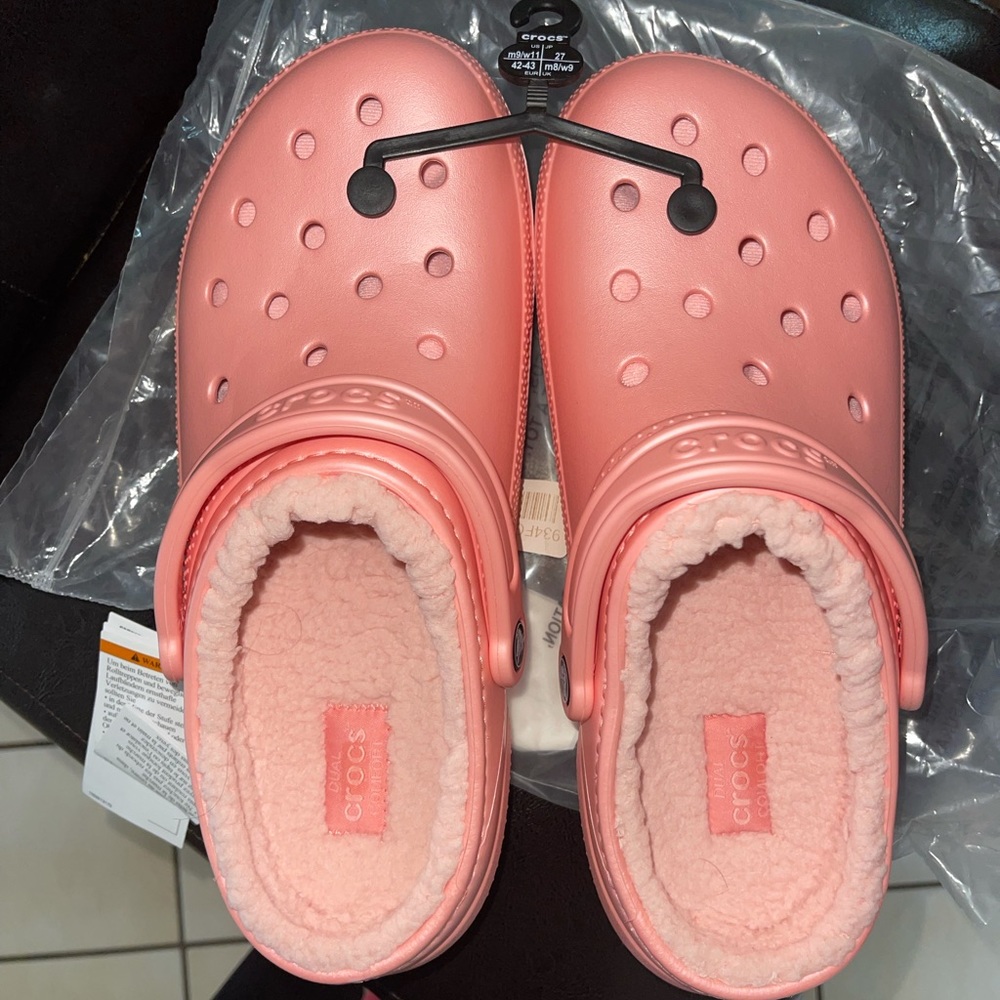 BRAND NEW Fur Crocs